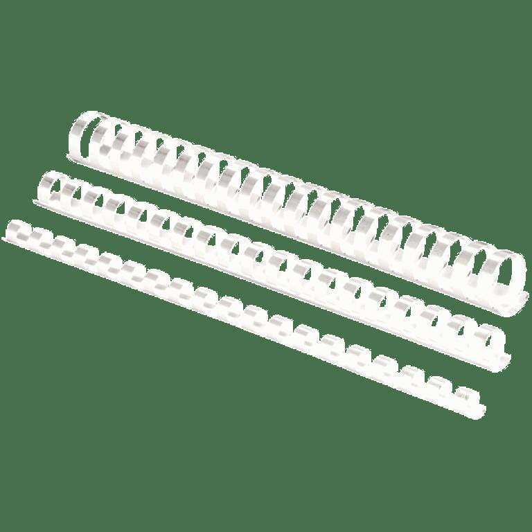 Fellowes 22mm Plastic Binding Combs White 5347803