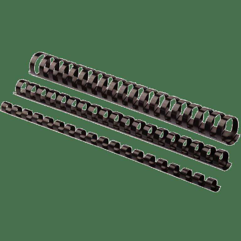 Fellowes 22mm Plastic Binding Combs Black 5348103