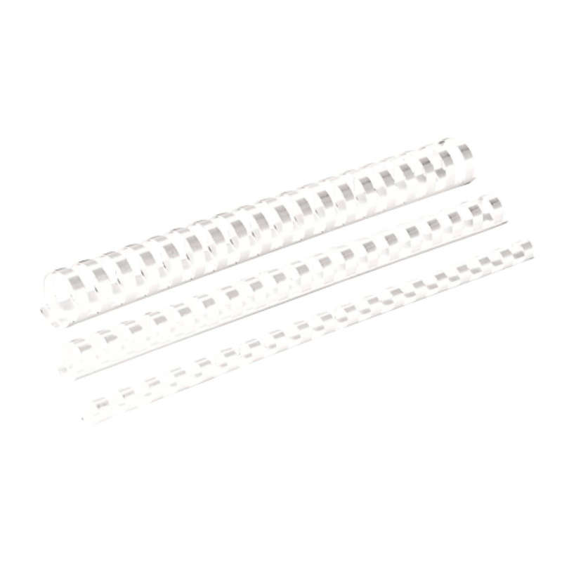Fellowes 28mm Plastic Binding Combs White 5348602