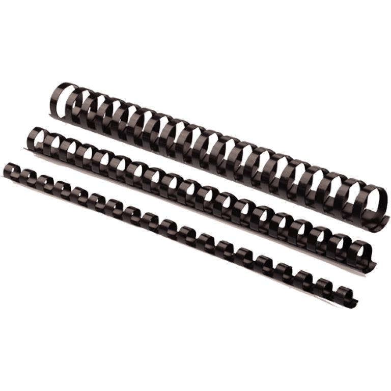 Fellowes 45mm Plastic Binding Combs Black 5350102