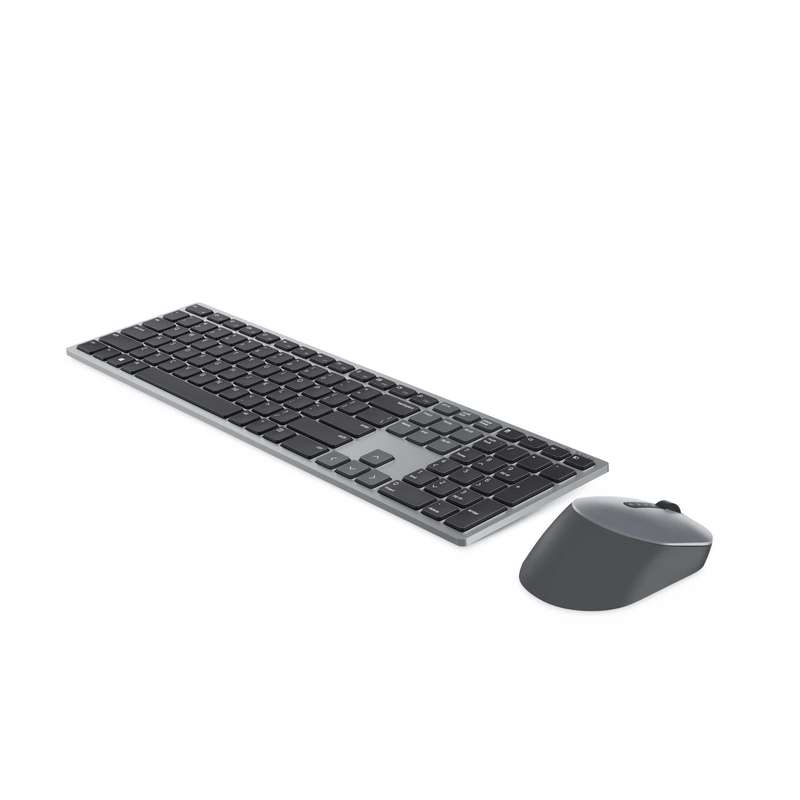 Dell KM7321W keyboard RF Wireless + Bluetooth QWERTY US International Grey Titanium