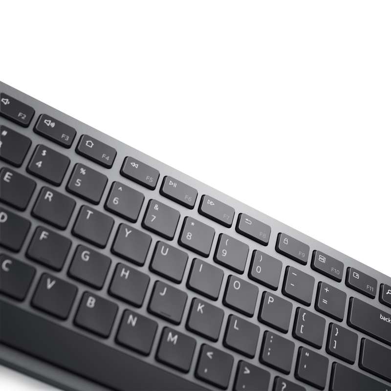 Dell KM7321W keyboard RF Wireless + Bluetooth QWERTY US International Grey Titanium