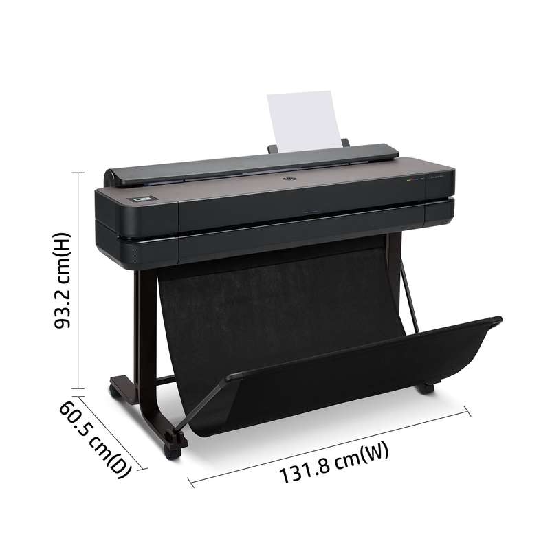 HP Designjet T650 large format printer Wi-Fi Thermal inkjet Colour 2400 x 1200 DPI 914 x 1897 mm ...