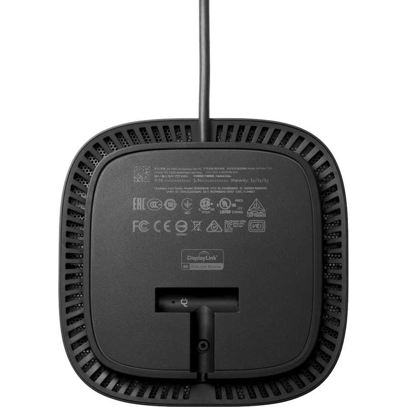 HP Universal Dock G2 Wired USB 3.2 Gen 1 (3.1 Gen 1) Type-C Black