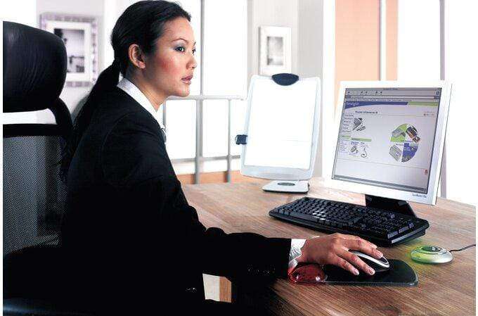 Kensington Duo Gel Mouse Pad Wrist Rest Red 62402