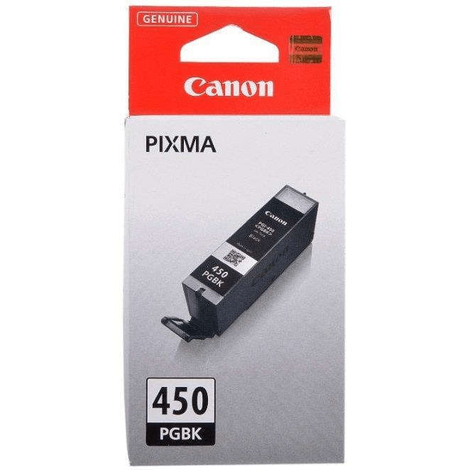 Canon PGI-450PGBK Pigment Black Printer Ink Cartridge Original 6499B001 Single-pack