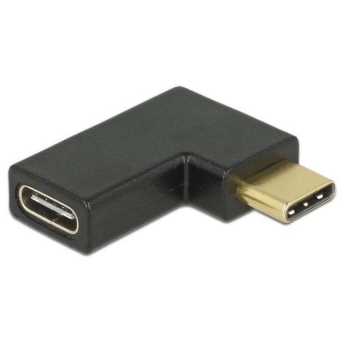DeLOCK 65915 Adapter SuperSpeed USB 10 Gbps USB Type-C Male to Female Angled left/right