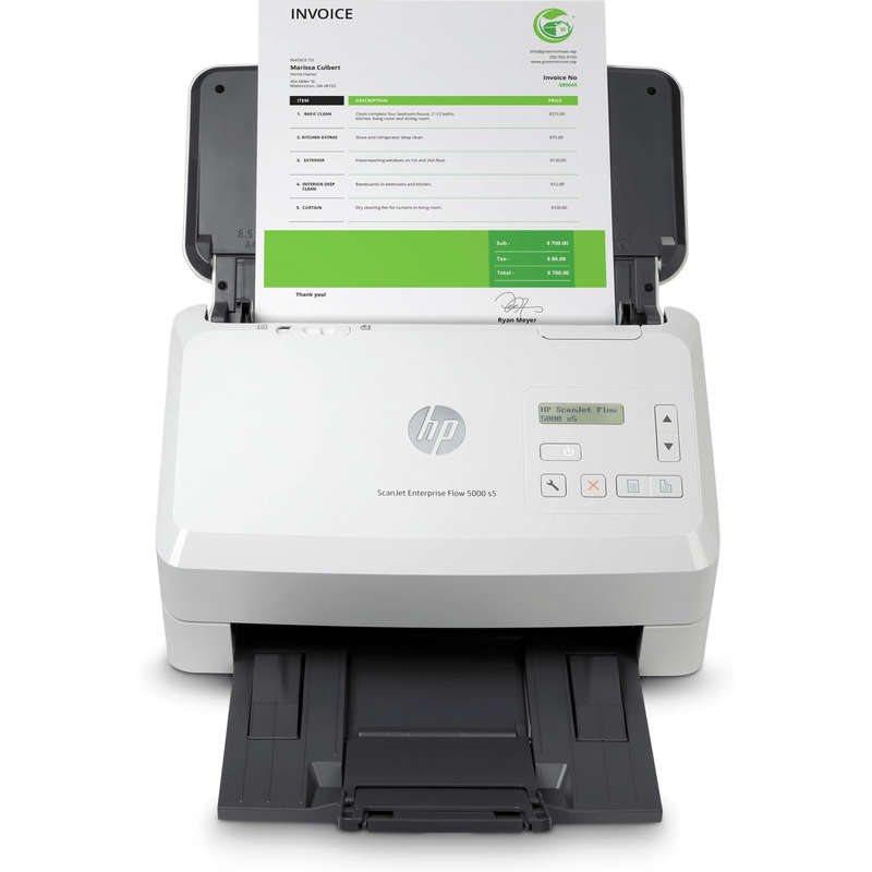 HP Scanjet Enterprise Flow 5000 s5 600 x 600 DPI A4 Sheet-fed Scanner 6FW09A