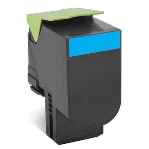 Lexmark 70C80C0 Cyan Toner Cartridge 1,000 pages Original Single-pack