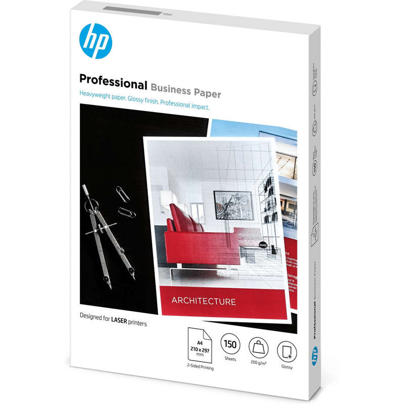 HP Professional Laser Glossy FSC Paper 200gsm 150 Sht/A4/210 x 297mm Printing Paper A4 (210x297mm...