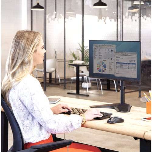 Fellowes 32-inch Monitor Freestanding Mount - Black 8049601