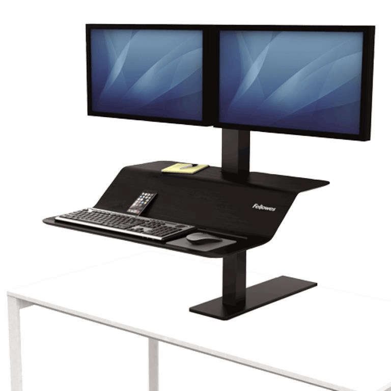 Fellowes Lotus VE Sit-Stand Workstation Dual 8082001