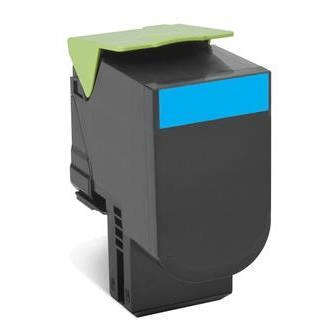 Lexmark 80C80C0 Cyan Toner Cartridge 1,000 pages Original Single-pack