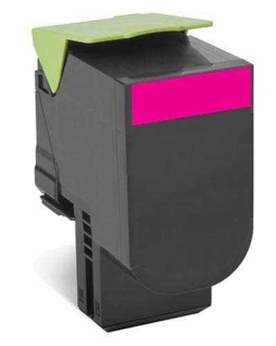 Lexmark 80C80M0 Magenta Toner Cartridge 1,000 pages Original Single-pack