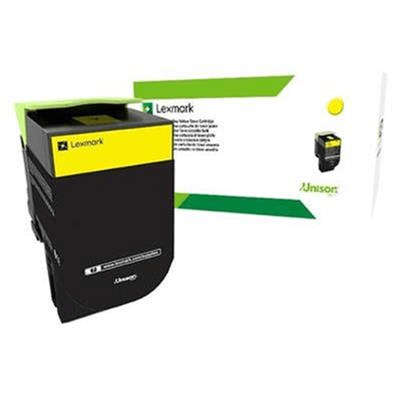 Lexmark 80C8HYE Yellow Toner Cartridge 3,000 pages Original Single-pack