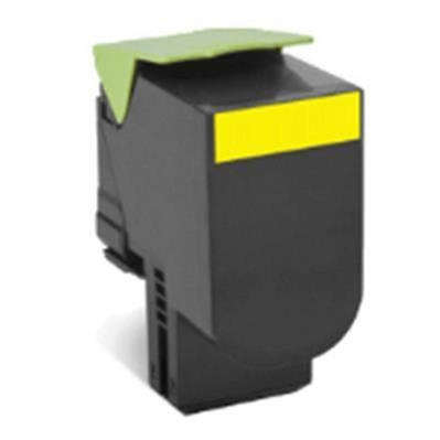 Lexmark 80C8XYE Yellow Toner Cartridge 4,000 pages Original Single-pack