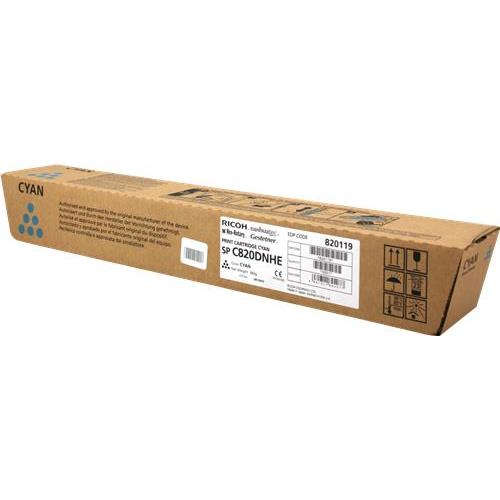 Ricoh SP C820 Cyan Toner Cartridge 15,000 Pages Original 820119 Single-pack