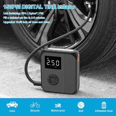 Rizzen 2000mAh Jump Starter & Air Pump with 12000mAh Powerbank RIZZ-HZ010