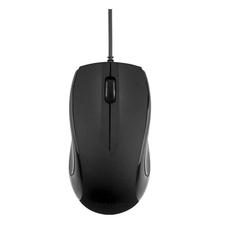 Astrum MU110 Wired Mouse Optical Black A82011-B