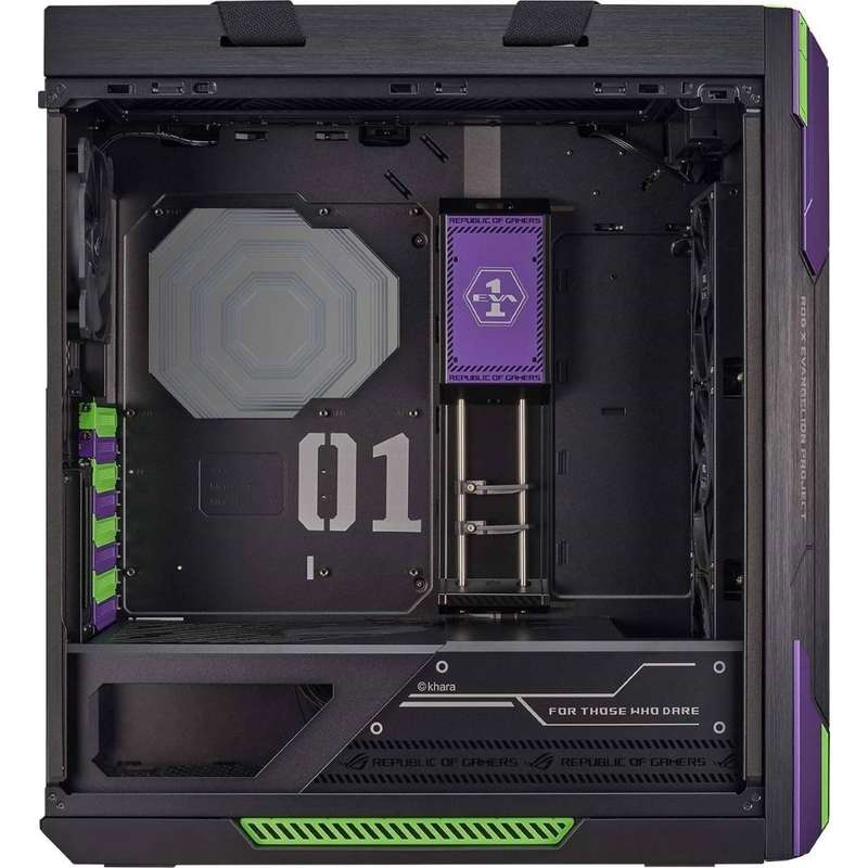 Asus GX601 ROG Strix Helios EVA Edition Midi Tower Black Gaming PC Case 90DC0020-B39020