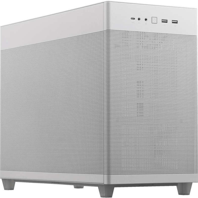 Asus Prime AP201 MicroATX Mini Tower White PC Case 90DC00G3-B39000