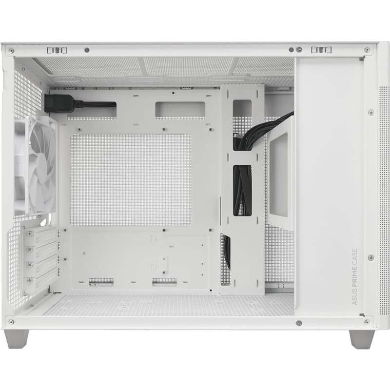 Asus Prime AP201 MicroATX Mini Tower White PC Case 90DC00G3-B39000