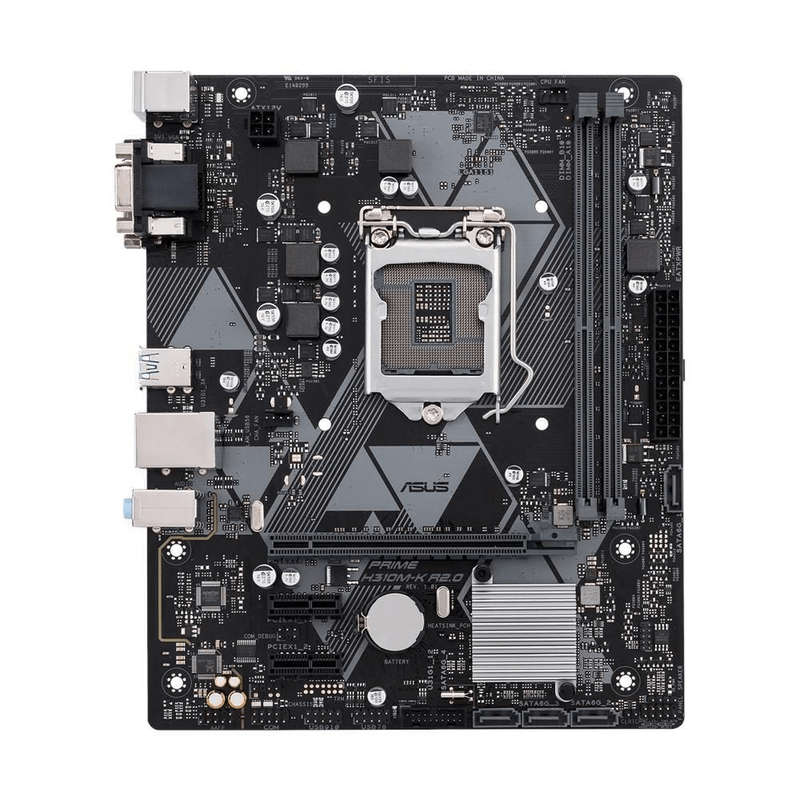 Asus PRIME H310M-K R2.0 Intel LGA 1151 (Socket H4) Micro ATX Motherboard 90MB0Z30-M0EAY0