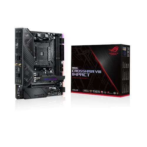 ASUS ROG Crosshair VIII Impact AMD Socket AM4 Mini DTX Wi-Fi 5 Motherboard 90MB11Q0-M0EAY0