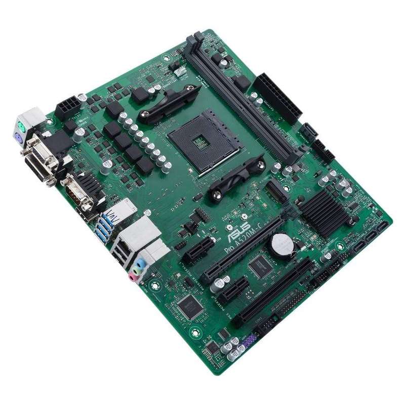 ASUS Pro A520M-C/CSM AMD A520 Socket AM4 Micro ATX Motherboard 90MB1550-M0EAYC