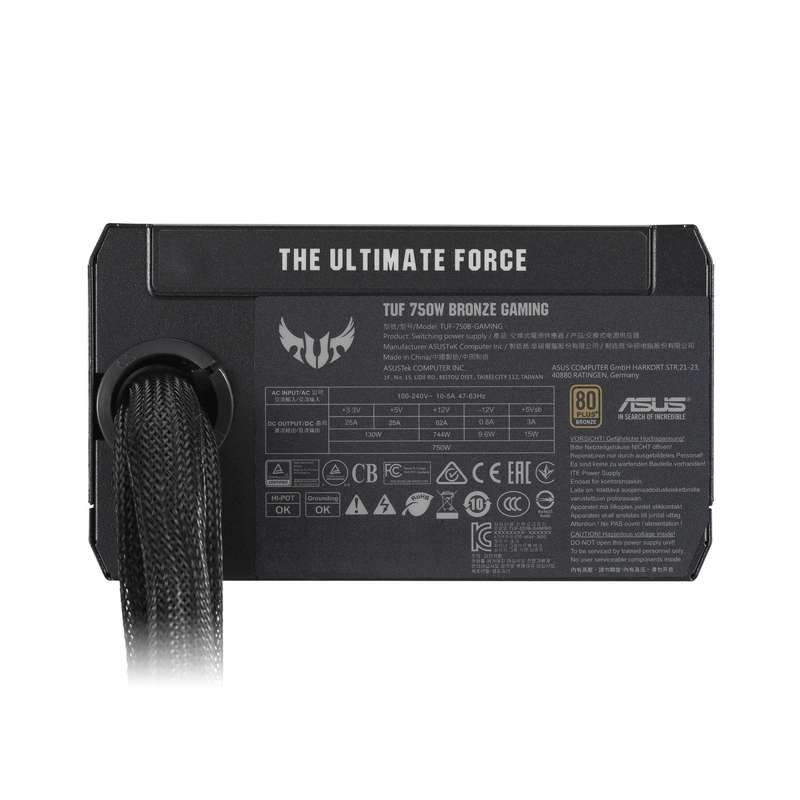 ASUS TUF Gaming 750B 80 Plus Bronze 750W Power Supply 90YE00D0-B0NA00