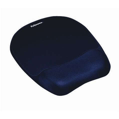 Fellowes Memory Foam Mousepad Wrist Support Sapphire 9172801