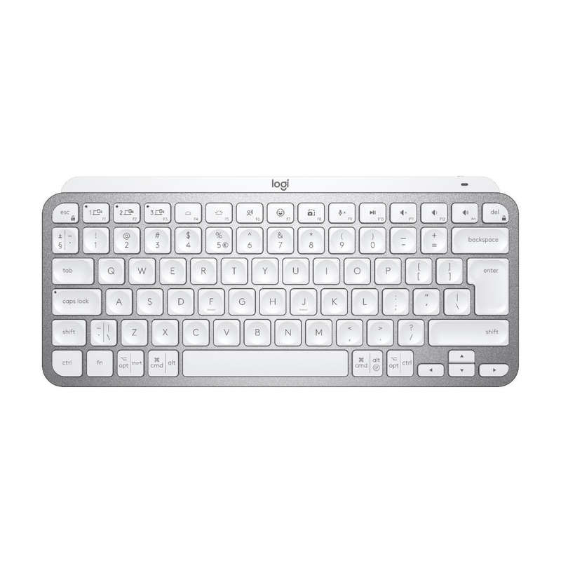 Logitech Mini Minimalist Wireless Illuminated Keyboard MX Keys - Pale Grey 920-010499