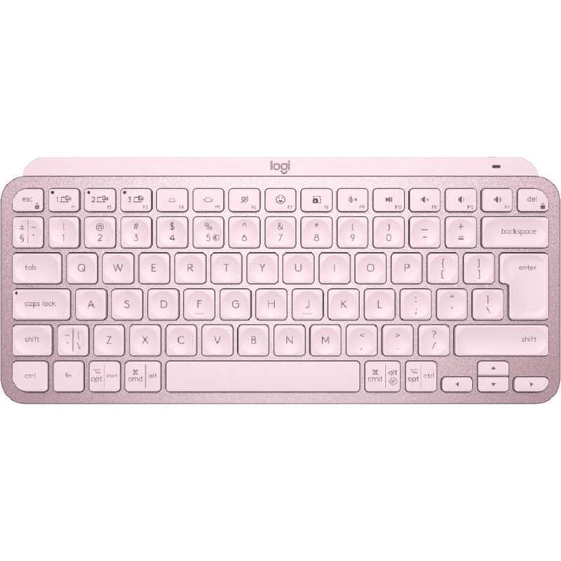 Logitech Mini Minimalist Wireless Illuminated Keyboard MX Keys - Rose 920-010500