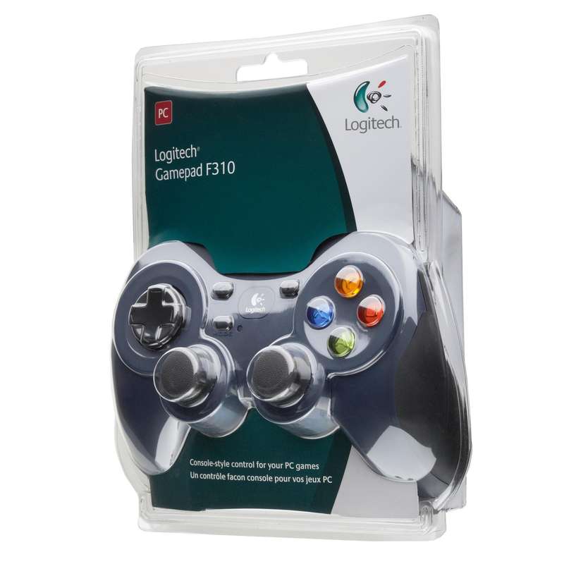 Logitech F310 Gamepad PC Digital Black and Blue Multicolour 940-000138