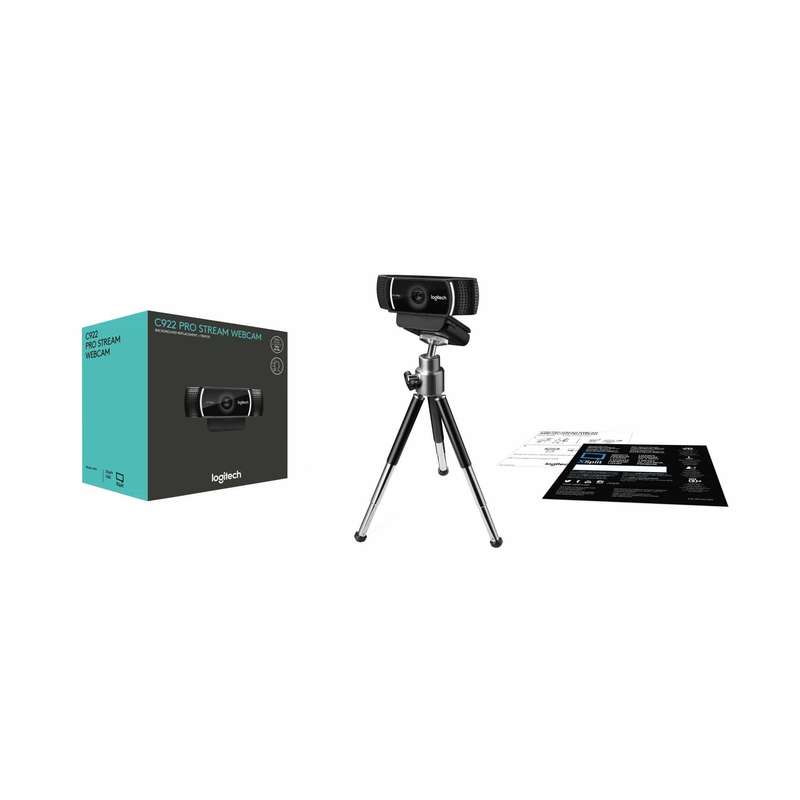 Logitech C922 Pro Stream Webcam Including Tripod 960-001088