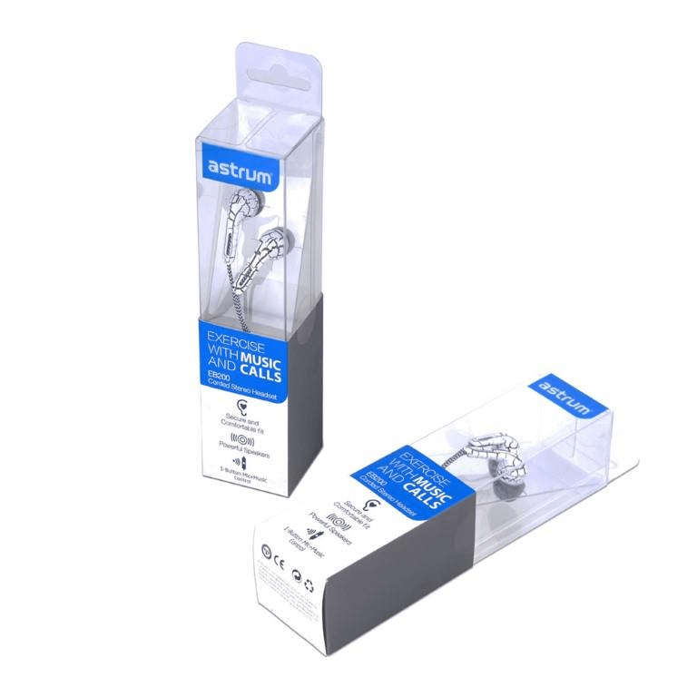 Astrum EB200 Wired Earphones White A11020-Q