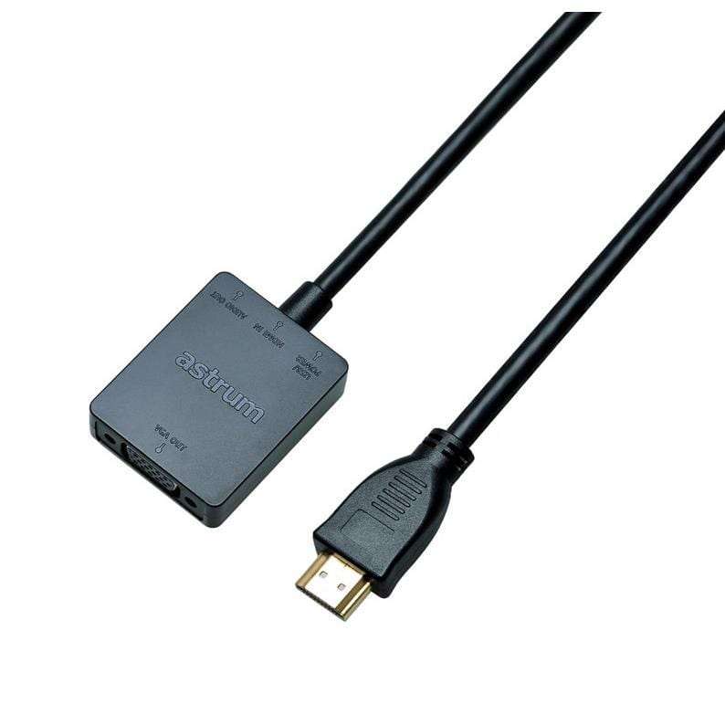 Astrum DA450 4K 60Hz HDMI Male to VGA Female Active Adapter A38045-B