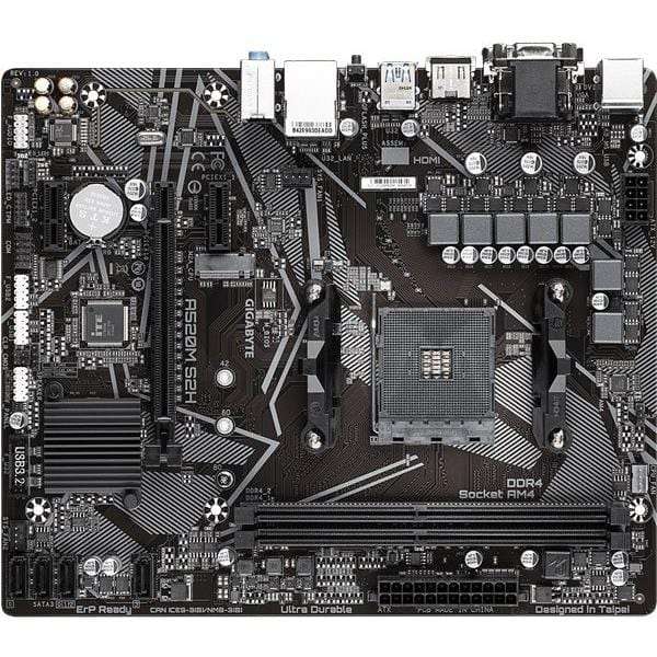 Gigabyte A520M S2H AMD Socket AM4 micro ATX Motherboard A520M S2H