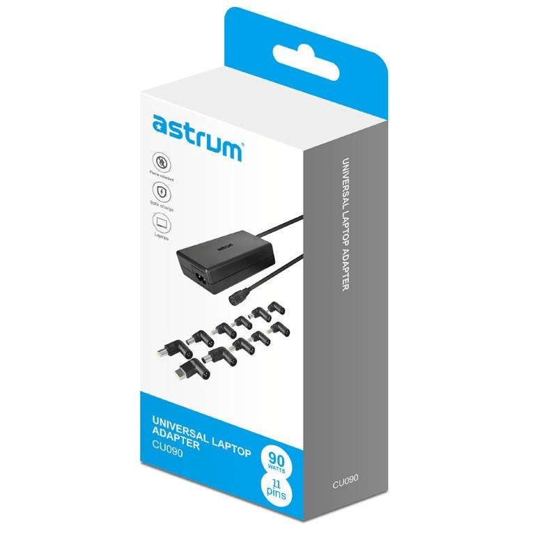 Astrum CU090 90W Universal AC Notebook Adapter A90509-B