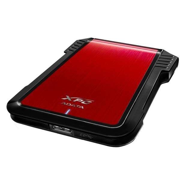 ADATA EX500 2.5-inch HDD/SSD Enclosure Black and Red AEX500U3-CRD