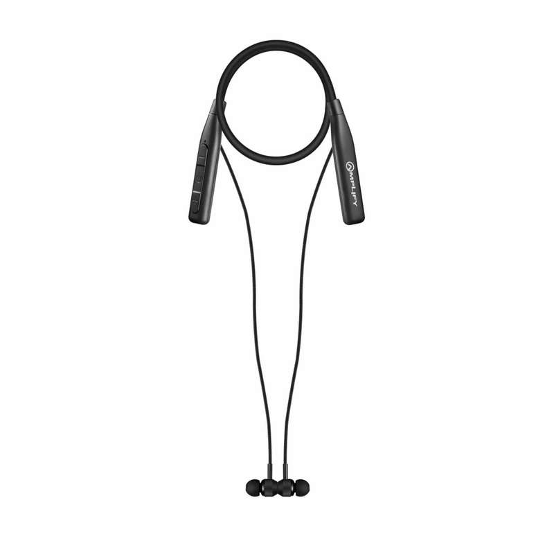 Amplify Cappella Series Bluetooth Earphones with Neckband Black AM-1010-BK