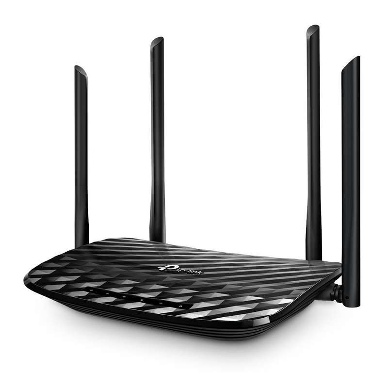 TP-Link Archer C6 Wi-Fi 5 Wireless Router Dual-band 2.4GHz and 5GHz Fast Ethernet White