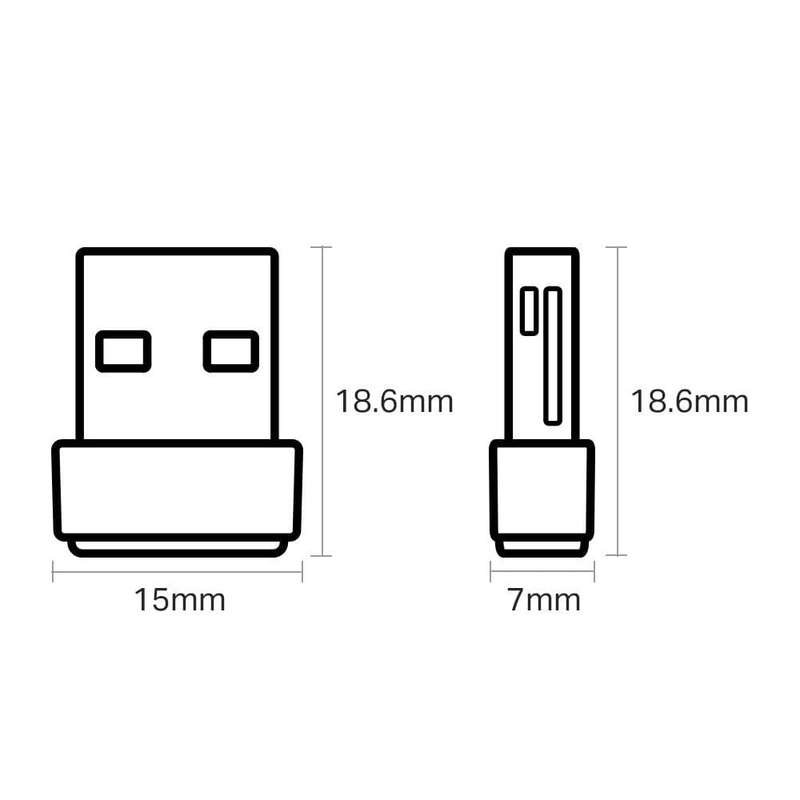 TP-Link Archer T2U Nano AC600 Wireless USB Adapter