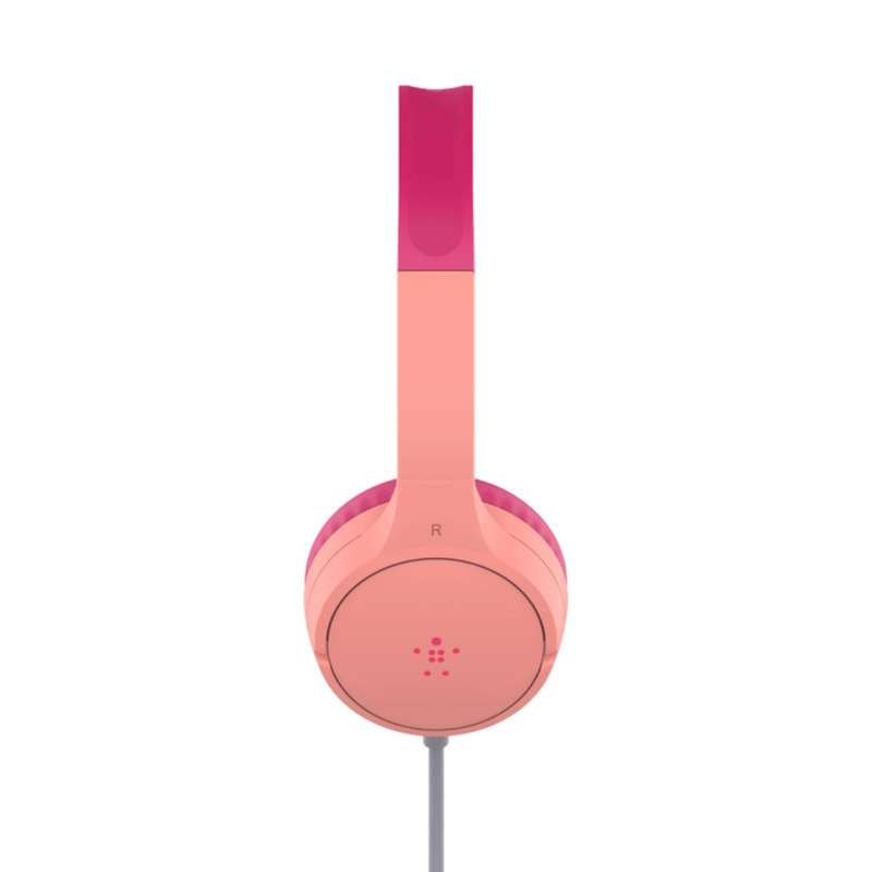 Belkin SoundForm Mini Wired On Ear Headphones for Kids - Pink AUD004BTPK