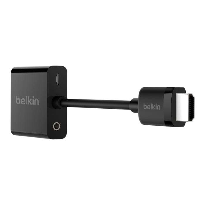 Belkin HDMI to VGA Adapter with Micro USB Power - Black AV10170BT
