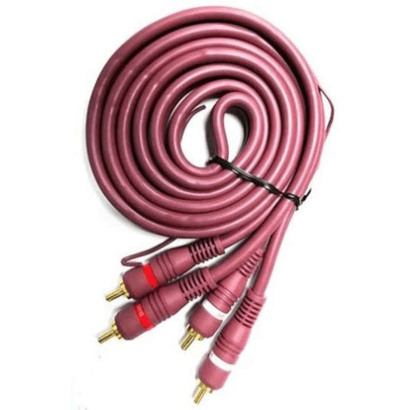 Geeko RCA Male to Male Audio Cable With Ground AVC-005