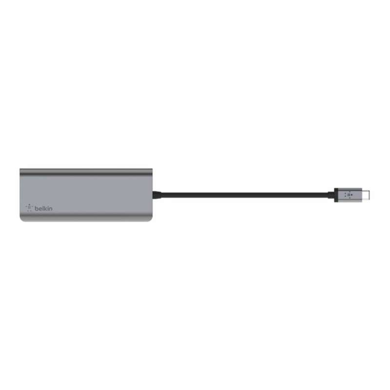 Belkin Connect USB-C 6-in-1 Multiport Adapter Silver AVC008BTSGY
