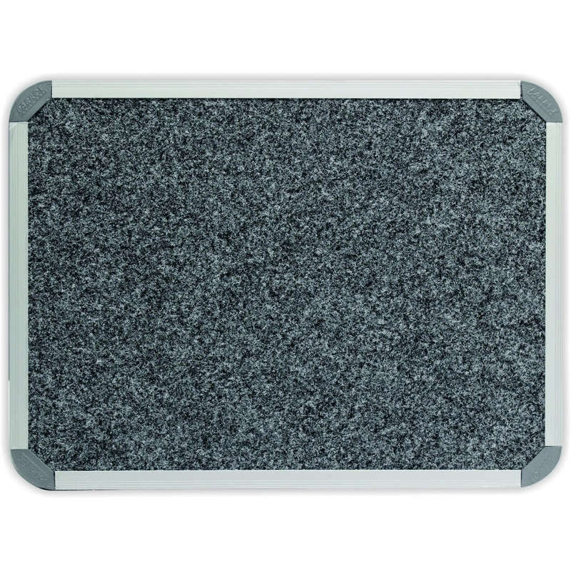 Parrot Bulletin Board Ribbed Aluminium Frame 1200x1200mm Laurel BD0652X