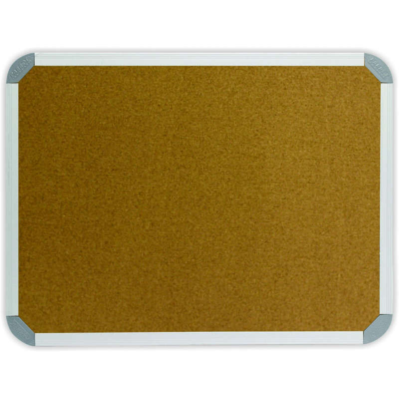 Parrot Info Board Aluminium Frame 900x900mm Cork BD0728K