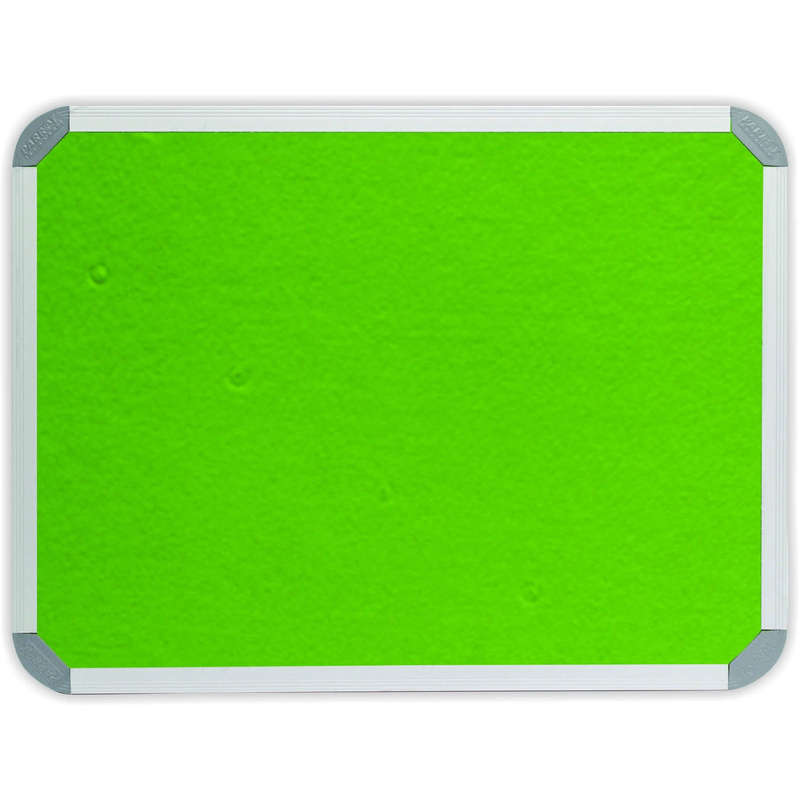 Parrot Info Board Aluminium Frame 1200x1000mm Lime Green BD0748C